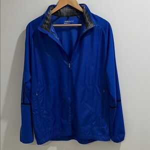 Nike Golf Men’s Quarter Zip Up M Blue Long Sleeve Windbreaker Athletic Active